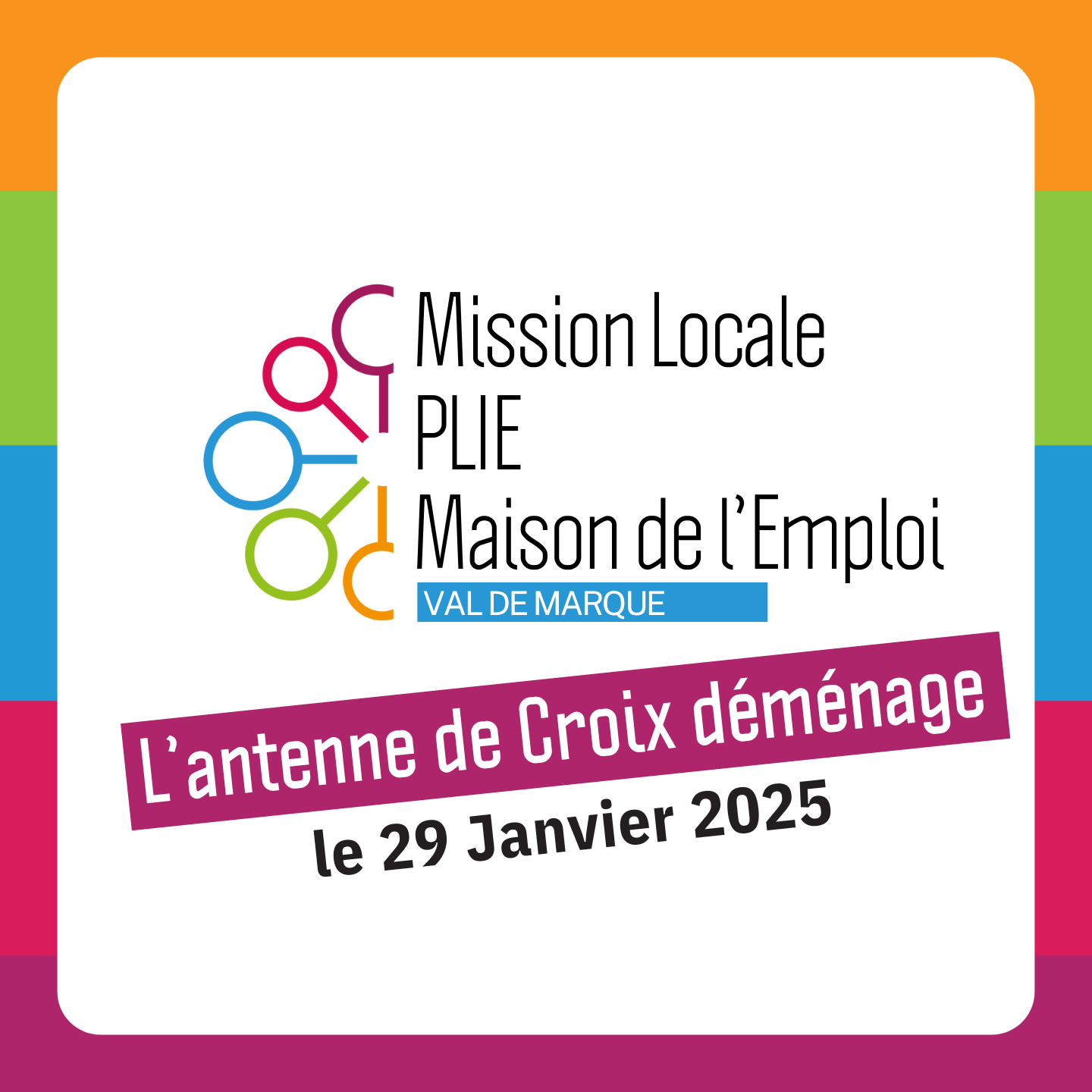 Déménagement des locaux Antenne Croix
